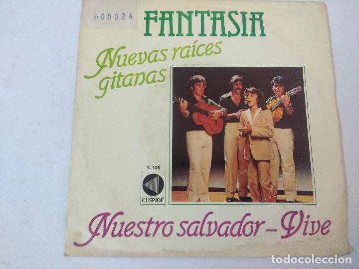 Discos de vinilo: FANTASIA/NUEVAS RAICES GITANAS/SINGLE. - Foto 1