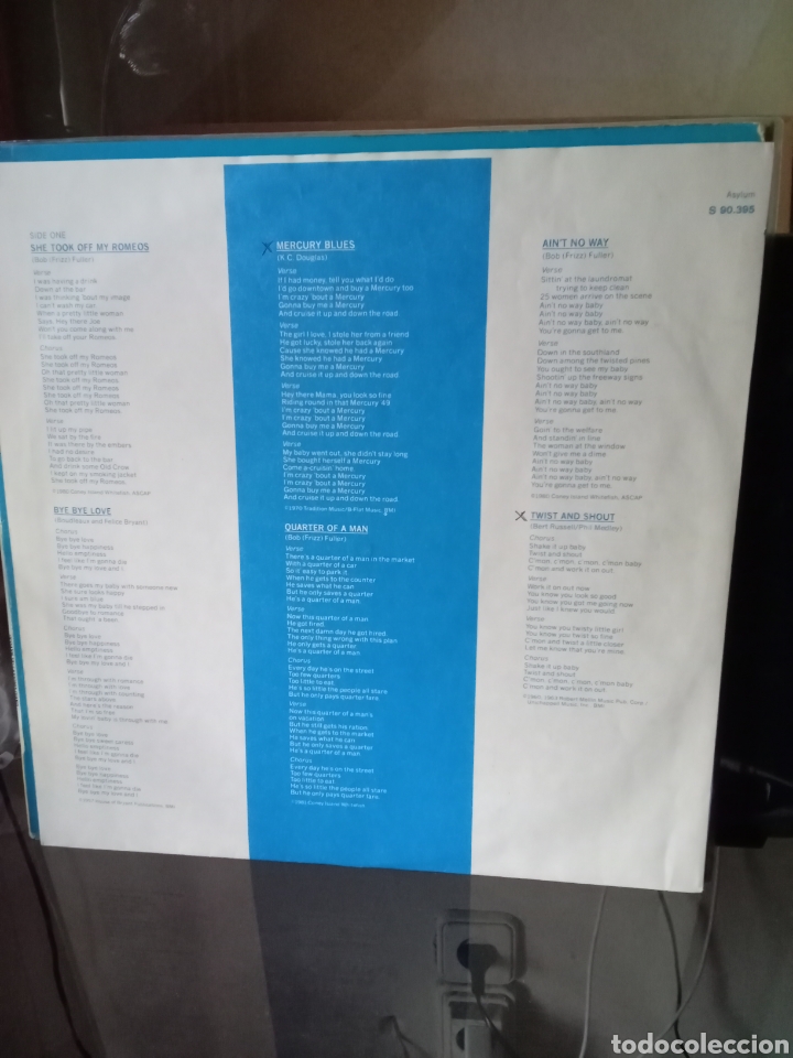 Discos de vinilo: David LINDLEY 1981 Elektra Asylum Records.Copia Spain - Foto 5