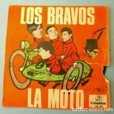 Discos de vinilo: * LOS BRAVOS (SINGLE 1966) LA MOTO - PRIMERA AMISTAD - MIKE KENNEDY. Lote 352514419