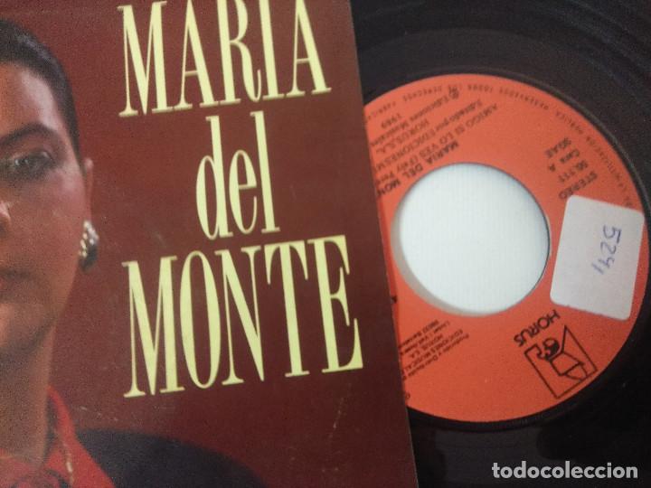 Discos de vinilo: MARIA DEL MONTE/AMIGO SI LO VES/SINGLE. - Foto 2