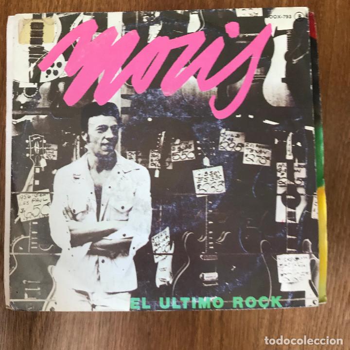 Discos de vinilo: MORIS - EL &Uacute;LTIMO ROCK / RECORDANDO EL ROCK - SINGLE CHAPA 1985 - Foto 1