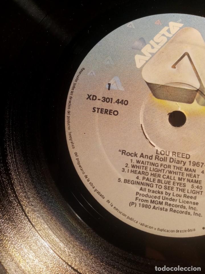 Discos de vinilo: LOU REED - ROCK AND ROLL DIARY. - Foto 4