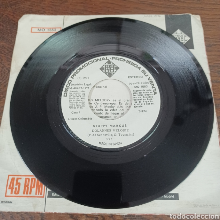Discos de vinilo: STOPPY MARKUS - DOLANNES MELODIE / TORNERO - Foto 4