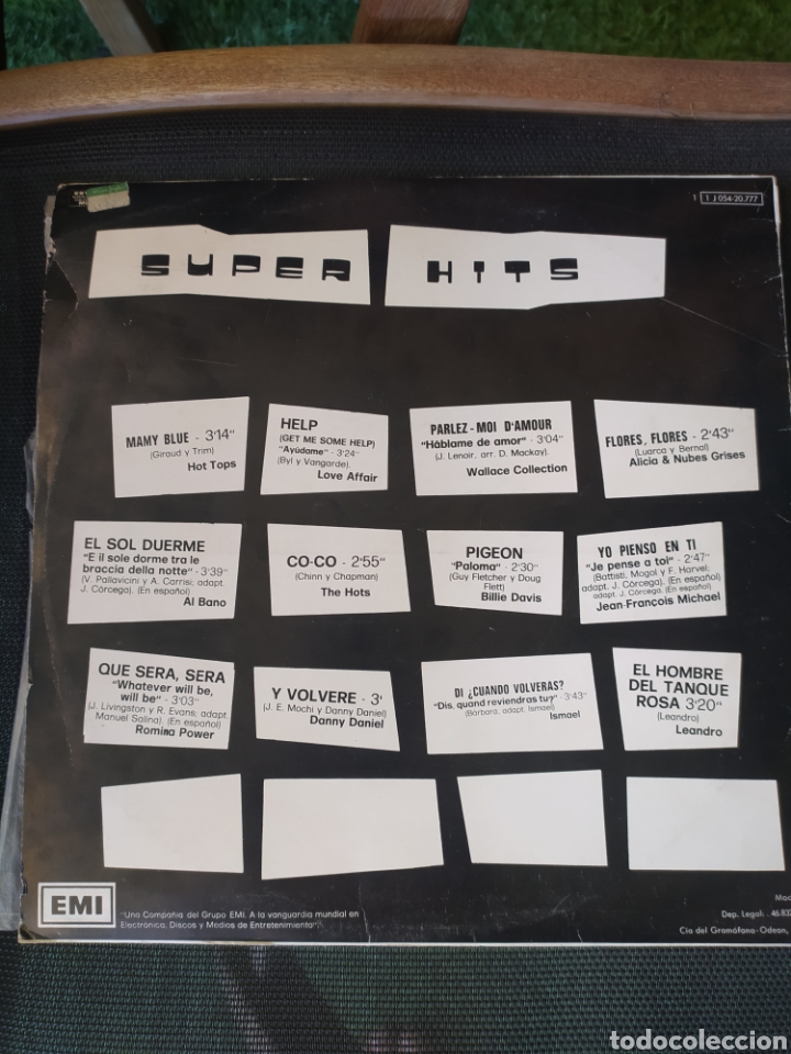 Discos de vinilo: LP Super-Hits 1971 - Foto 2