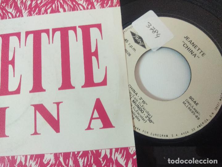 Discos de vinilo: JEANETTE/CHINA/SINGLE PROMOCIONAL. - Foto 2