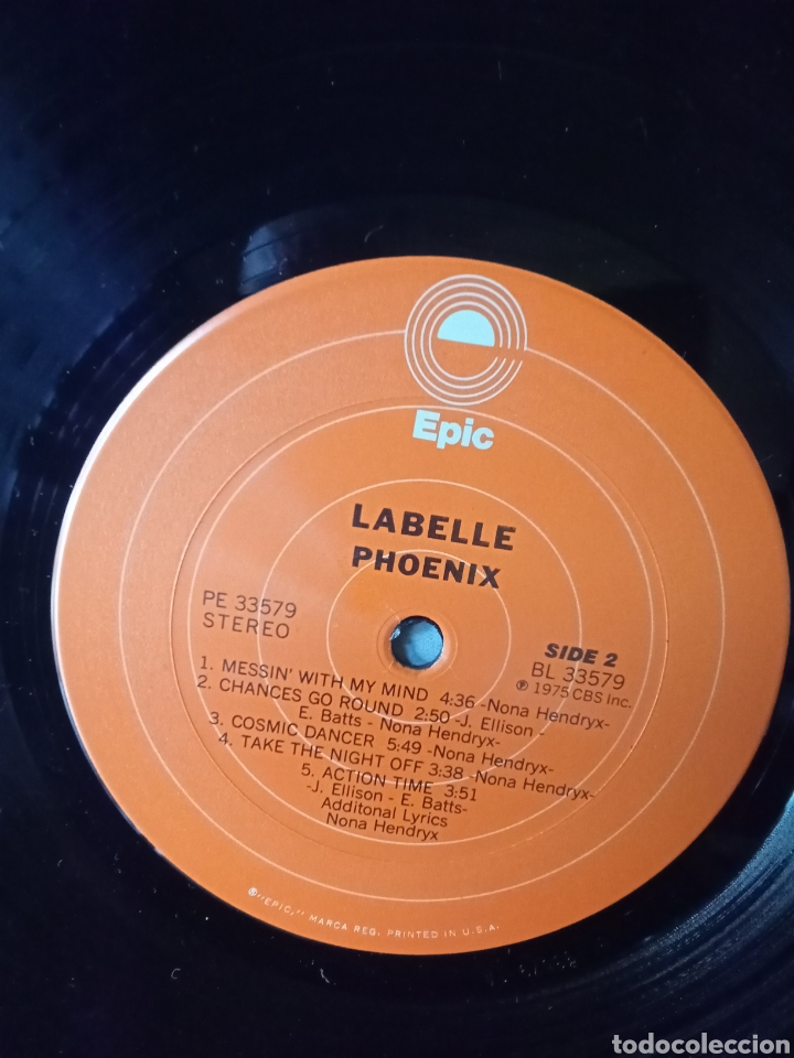 Discos de vinilo: LABELLE 1975 Epic Records USA - Foto 3