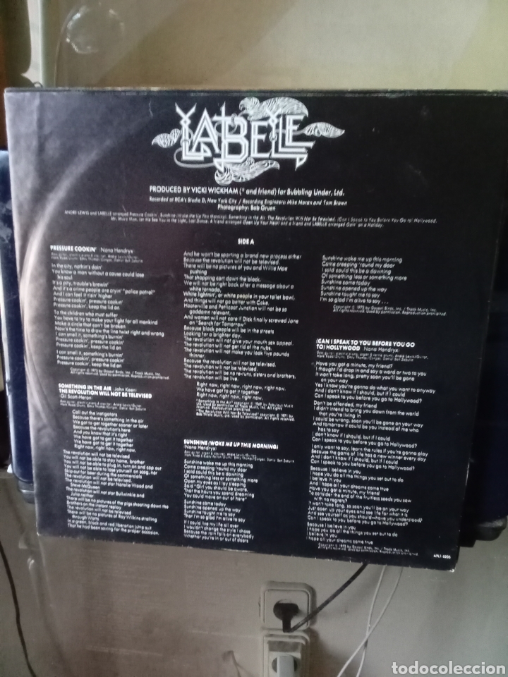 Discos de vinilo: LABELLE 1973 RCA Records Copia Spain - Foto 3
