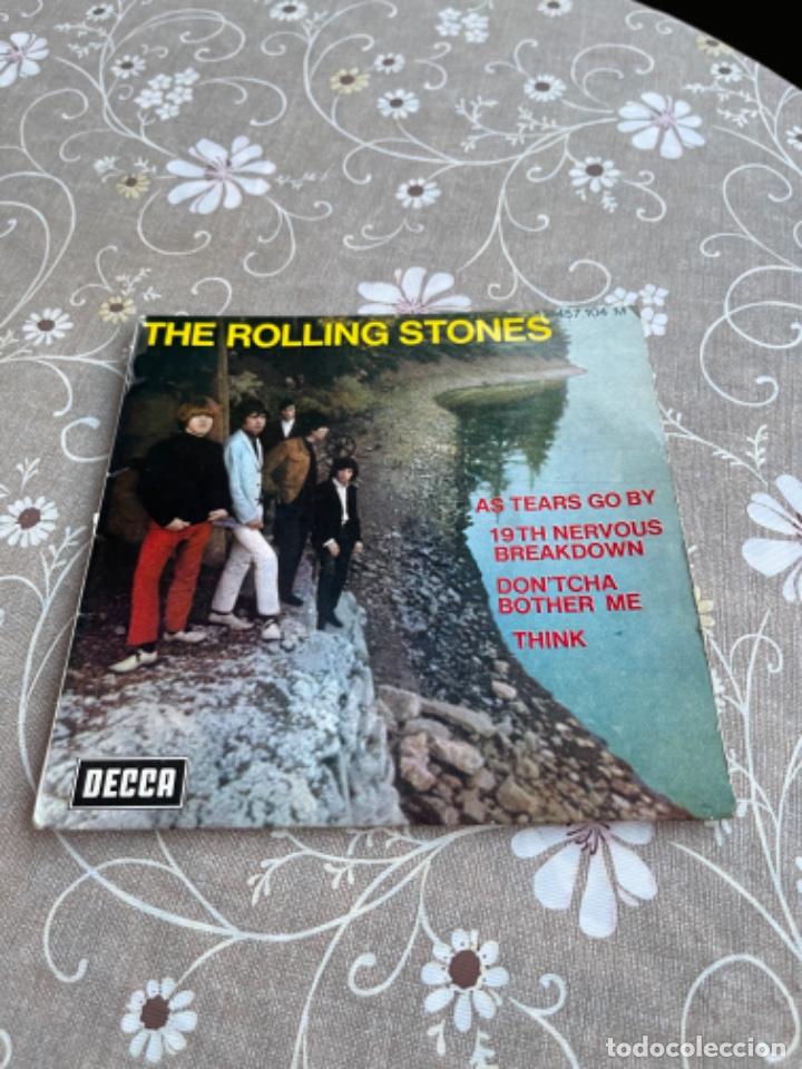 Discos de vinilo: THE ROLLING STONE, AS TEARS GO BY, 1966 - Foto 1