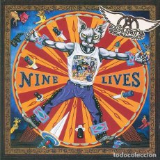 Discos de vinilo: AEROSMITH LP VINILO NINE LIVES. Lote 352714174