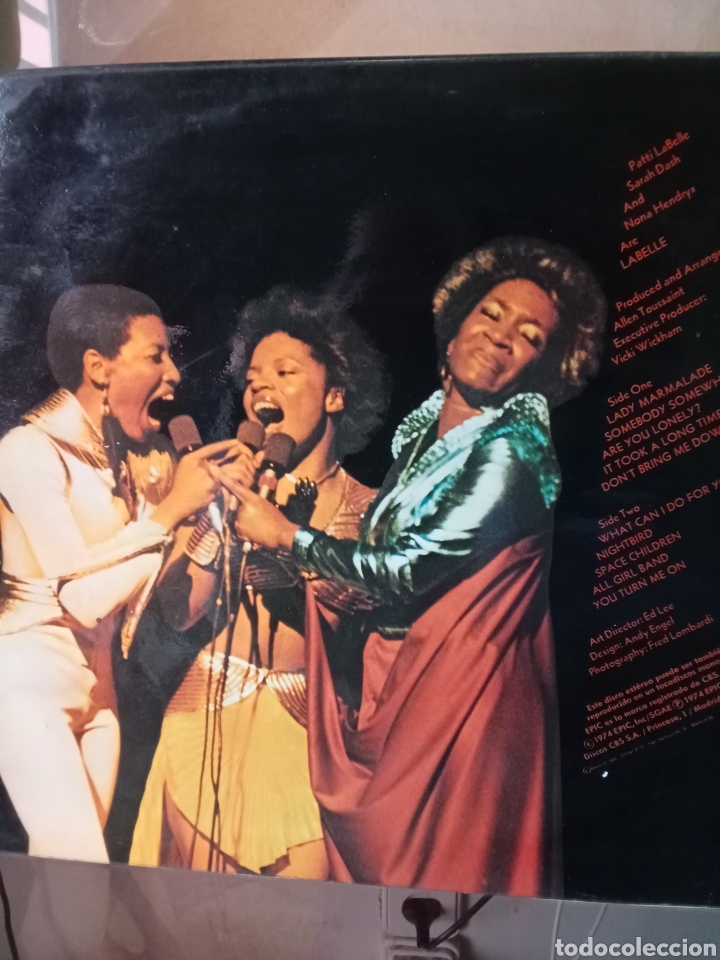 Discos de vinilo: LABELLE &rdquo; NIGHTBIRDS&rdquo;. 1974 Copia Spain - Foto 2