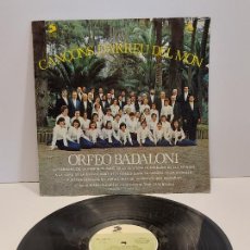 Discos de vinilo: ORFEÓ BADALONÍ / CANÇONS D'ARREU DEL MÓN / LP - SELECTOR-1978 / MBC. ***/***. Lote 352813674