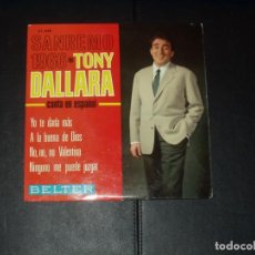 Discos de vinilo: TONY DALLARA EP YO TE DARIA MAS+3