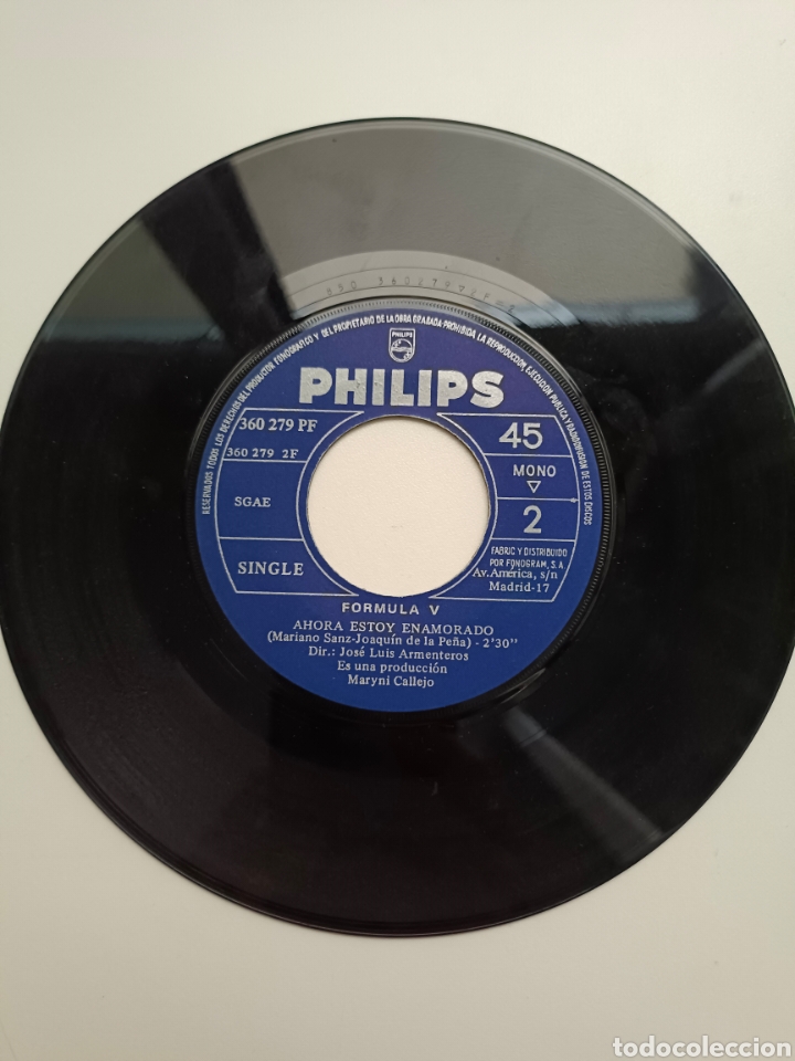 Discos de vinilo: DISCO DE VINILO F&Oacute;RMULA V CENICIENTA - Foto 3