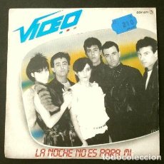 Disques de vinyle: VIDEO (SINGLE 1983) LA NOCHE NO ES PARA MI - FRIA Y AUTOMATICA (BUEN ESTADO). Lote 352835869