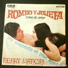 Discos de vinilo: ROMEO Y JULIETA (SINGLE BSO 1969) BANDA SONORA DEL FILM - TEMA DE AMOR HENRY MANCINI