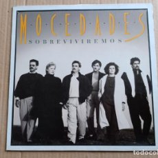 Discos de vinilo: MOCEDADES . SOBREVIVIREMOS LP 1987. Lote 352975144