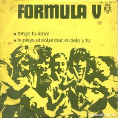 Discos de vinil: PUBLICIDAD MG / FORMULA V / TENGO TU AMOR + 1 (SINGLE BCD 1970). Lote 352983404
