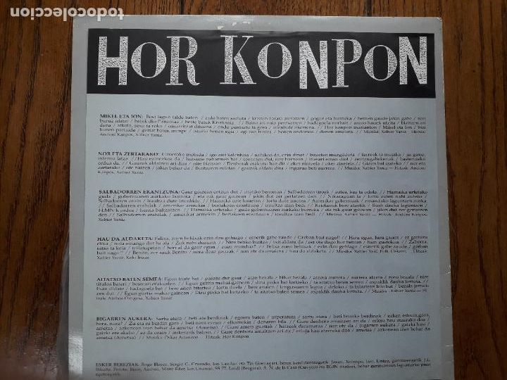 Discos de vinilo: Baneteuanba + Hor Konpon - Foto 6