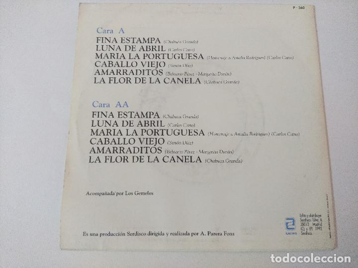 Discos de vinilo: MARIA DOLORES PRADERA/EN DIRECTO/SINGLE PROMO. - Foto 3