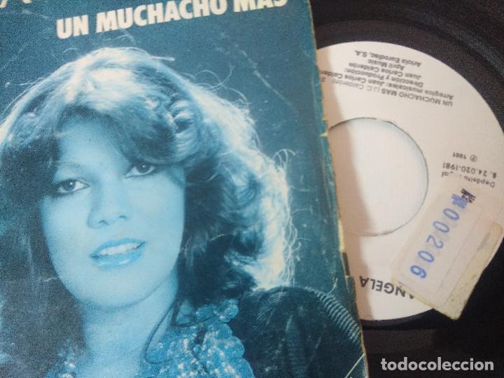 Discos de vinilo: ANGELA CARRASCO/UN MUCHACHO MAS/SINGLE. - Foto 2