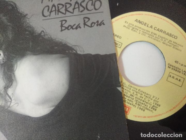 Discos de vinilo: ANGELA CARRASCO/BOCA ROSA/SINGLE. - Foto 2