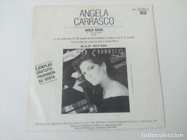 Discos de vinilo: ANGELA CARRASCO/BOCA ROSA/SINGLE. - Foto 3