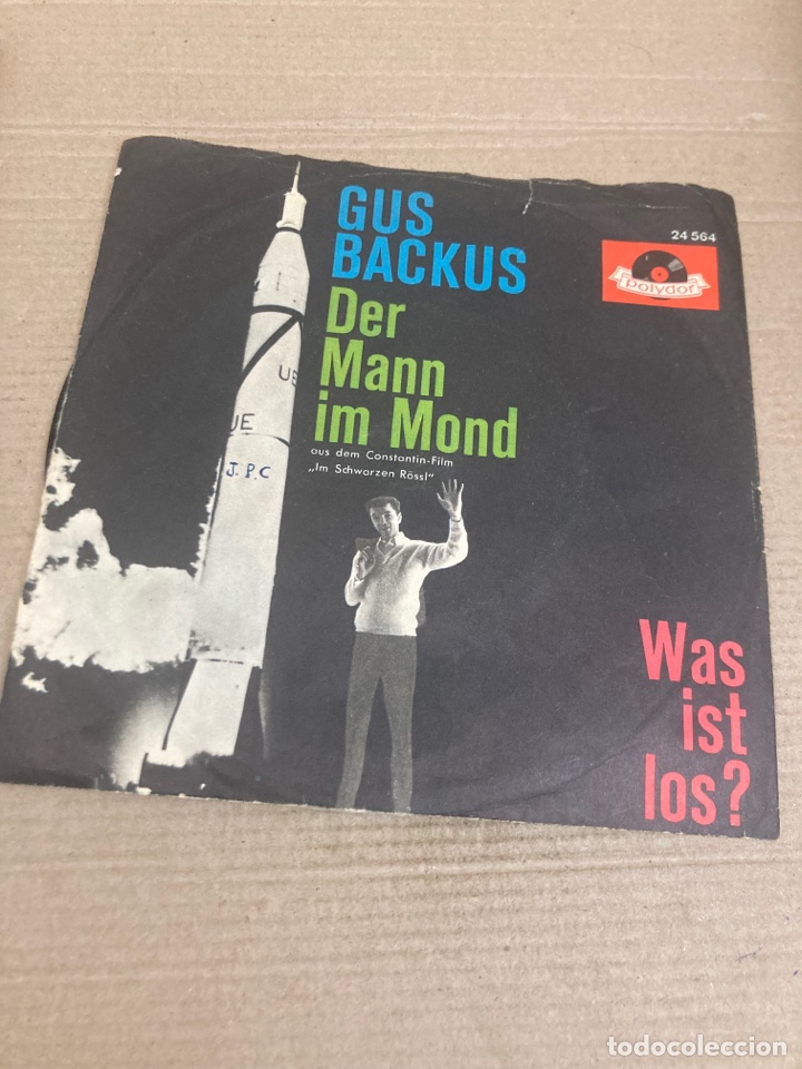 Discos de vinilo: Disco de vinilo Single Gus Backus - Foto 1