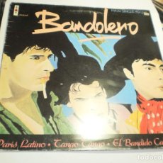 Discos de vinilo: MAXI SINGLE BANDOLERO. PARÍS LATINO. TANGO. EL BANDIDO CABALLERO. VIRGIN 1983 SPAIN (BUEN ESTADO). Lote 353113709