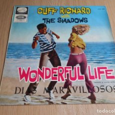 Disques de vinyle: CLIFF RICHARD WITH THE SHADOWS - WONDERFUL LIFE -, LP, WONDERFUL LIFE + 13, AÑO 1.965. Lote 353123204