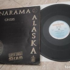 Discos de vinilo: ALASKA Y DINARAMA MAXI SINGLE 1983 CRISIS (VERSIÓN LARGA) NO HAY - SRA. KLINEX HISPAVOX. Lote 353134364