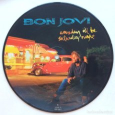 Discos de vinilo: BON JOVI ‎– SOMEDAY I'LL BE SATURDAY NIGHT / ALWAYS (LIVE) , UK 1995 MERCURY. Lote 353146379