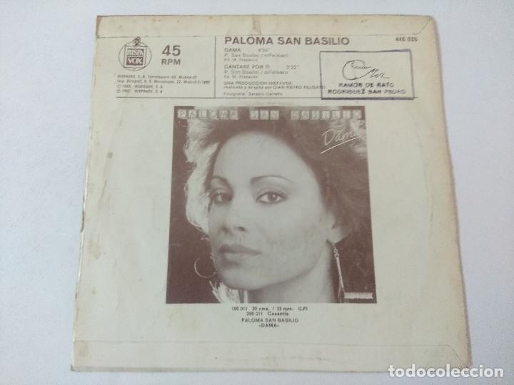 Discos de vinilo: PALOMA SAN BASILIO/DAMA/SINGLE. - Foto 3