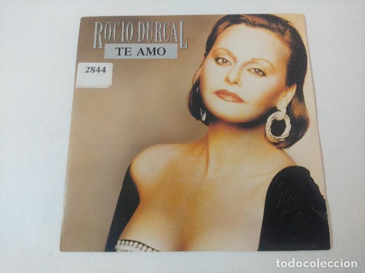 Discos de vinilo: ROCIO DURCAL/TE AMO/SINGLE PROMOCIONAL. - Foto 1