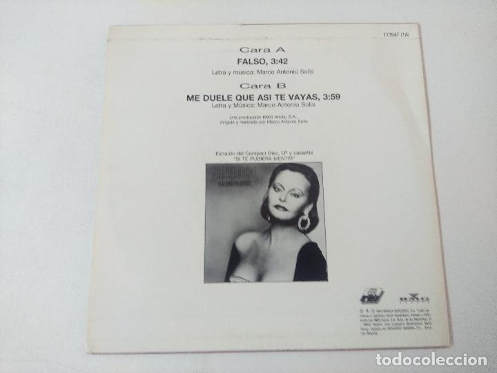 Discos de vinilo: ROCIO DURCAL/FALSO/SINGLE. - Foto 3