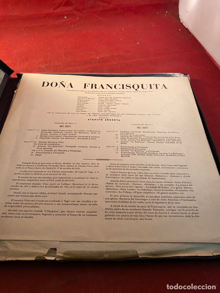 Discos de vinilo: DO&Ntilde;A FRANCISQUITA - Foto 2