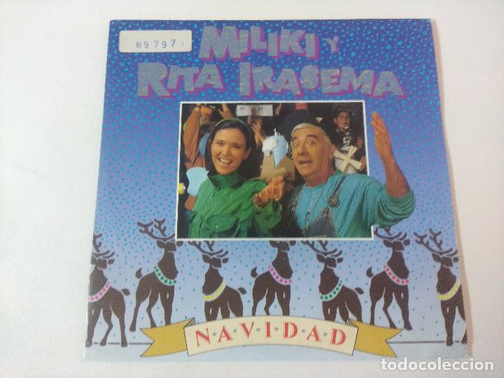 Discos de vinilo: MILIKI Y RITA IRASEMA/NAVIDAD/SINGLE. - Foto 1