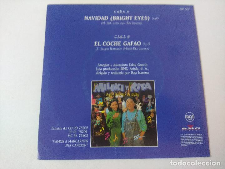 Discos de vinilo: MILIKI Y RITA IRASEMA/NAVIDAD/SINGLE. - Foto 3