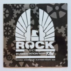 Discos de vinilo: ROCK ISLAND - IN ASSOCIATION WITH RAW ANTHRAX / STEVIE SALAS COLORCODE / CLAYTOWN TROUPE / VAIN. Lote 353245319