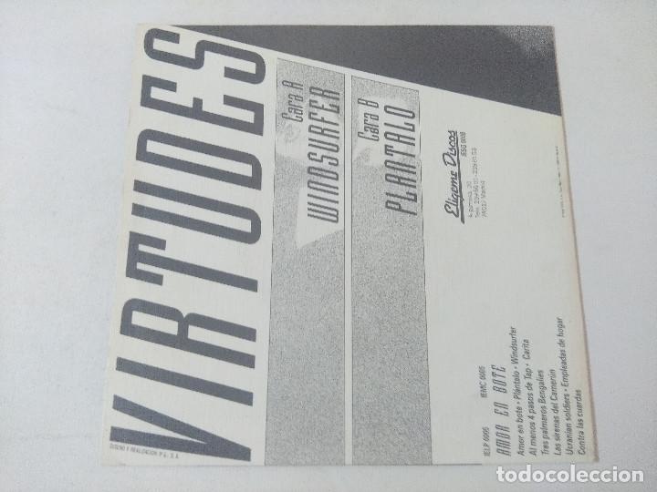 Discos de vinilo: VIRTUDES/WINSURFER/SINGLE. - Foto 3