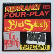 Discos de vinilo: KERRANG! FOUR-PLAY - BLACK SABBATH / CLAYTOWN TROUPE / TERRORVISION / THE BEYOND , UK 1992 MAGAZINE