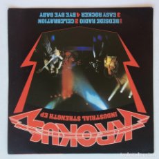 Discos de vinilo: KROKUS ‎– INDUSTRIAL STRENGTH EP , UK 1981 ARIOLA. Lote 353295289