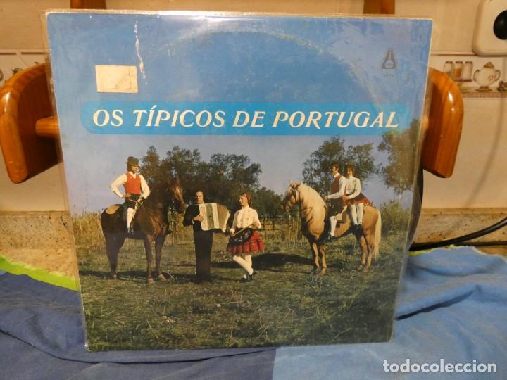 Vinyl records: pacc172 LP FOLK PORTUGUES OS TIPICOS DE PORTUGAL VINILO OK