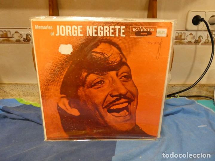 Vinyl records: pacc172 LP VENEZUELA 70'S MEMORIES OF JORGE NEGRETE VINILO BUEN ESTADO