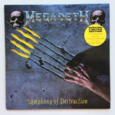 Discos de vinilo: MEGADETH ‎– SYMPHONY OF DESTRUCTION / PEACE SELLS (LIVE) , SPECIAL LIMITED EDITION UK 1992 CAPITOL. Lote 353302844