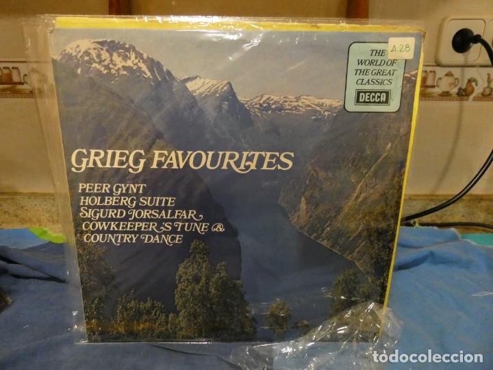 Discos de vinil: pacc172 LP PETER GRIEG FAVOURITES PEER GYNT Y OTROS UK 70'S BUEN ESTADO
