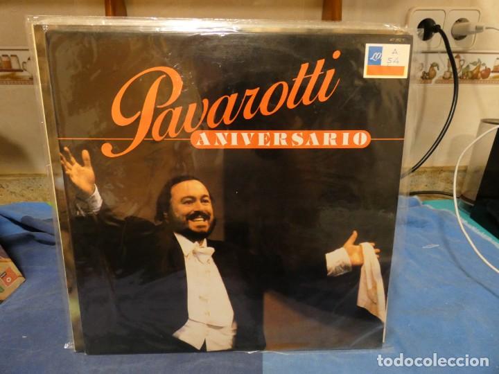 Vinyl records: pacc172 LP LUCCIANO PAVAROTTI ANIVERSARIO 1977 BUEN ESTADO