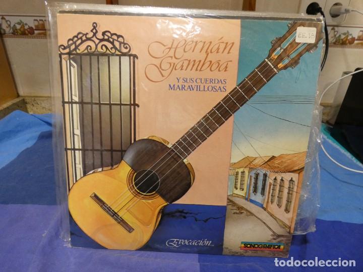 Vinyl records: pacc172 LP HERNAN GAMBOA Y SUS CUERDAS MARAVILLOSAS EVOCACION