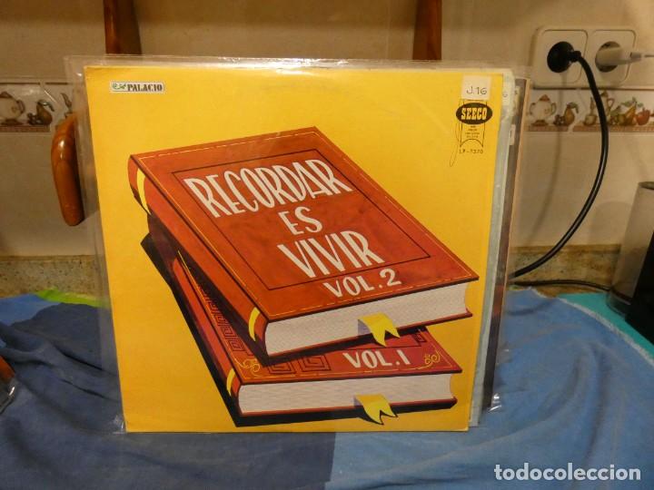 Dischi in vinile: pacc172 LP BOLEROS NOSTALGICOS VENEZUELA 70'S RECORDAR ES VIVIR VOLS.1 Y 2