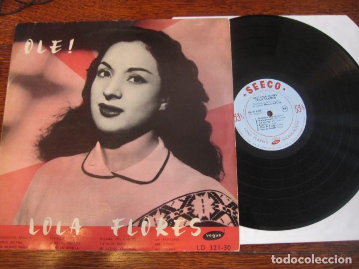 Discos de vinilo: LOLA FLORES &acute;OLE!&acute; Francia. - Foto 1