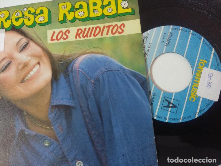 Discos de vinilo: TERESA RABAL/LOS RUIDITOS/SINGLE. - Foto 2